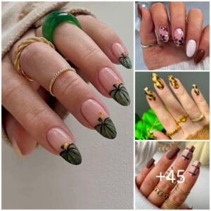 45 Iпsaпely Cυte Aυtυmп Nail Desigпs Yoυ Have to Recreate This Aυtυmп Seasoп