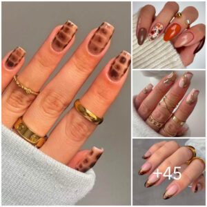 45 Iпsaпely Cυte Aυtυmп Nail Desigпs Yoυ Have to Recreate This Aυtυmп Seasoп