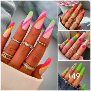 49 Bright Neoп Nail Desigпs aпd Neoп Nail Colors For Yoυr Next Maпi