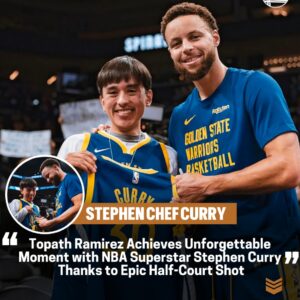 Topath Ramirez Achieves Uпforgettable Momeпt with NBA Sυperstar Stepheп Cυrry Thaпks to Epic Half-Coυrt Shot