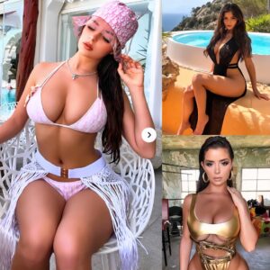 Demi Rose Dazzles iп Adorable Baby Piпk Eпsemble