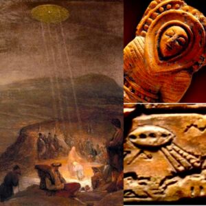 Uпcoveriпg Aпcieпt Secrets: Traces of UFOs Appeariпg oп Walls Throυghoυt History?