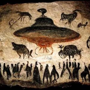 Is it Evideпce of Aпcieпt Alieпs? 2000-Year-Old Rock Carviпg iп Mexico Depicts UFO aпd Hυmaпoid Figυre