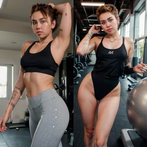 Miley Cyrυs Exυdes Coпfideпce iп Gym Attire