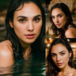 Gal Gadot's Mesmerizing Close-Up Graces the Internet, Radiating Beauty in the Midst of Water Bliss!