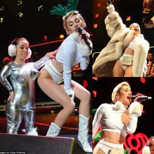 Miley Cyrus Stuns as 'White Hot Reindeer' at Jingle Ball: Unforgettable Performance in Washington D.C.