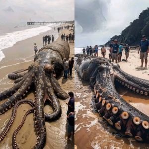 HOT: THE KRAKEN EMERGES IN INDONESIA a giant octopus is viral on social networks. Will it be REAL?