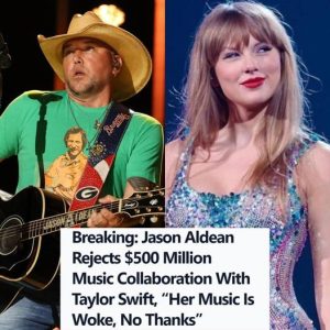 Breaking: Jason Aldean Rejects $500 Million Music Collaboration With Taylor Swift, “Her Music Is Woke, No Thanks”