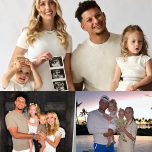 Bronze Cuddles with Pregnant Brittany Mahomes After Baby Announcement: 'You're So Adorable!'