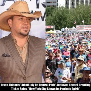 Breaking: Jason Aldean's "4th Of July On Central Park" Achieves Record Breaking Ticket Sales, "New York City Shows Its Patriotic Spirit"