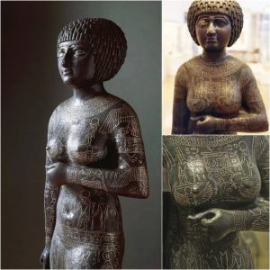 BREAKING NEWS: Fascinating Find: Copper Alloy Statue of Princess-Priestess Takushit from 25th Dynasty Unearthed in Athens.