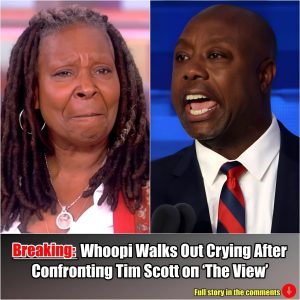 Breaking news: Whoopi Walks Out Crying After Confronting Tim Scott on 'The View'