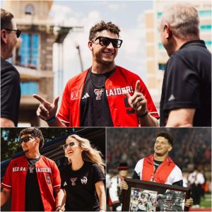 BREAKING NEWS: Visit new Texas Tech areas that will bear his name, and reveal Team Mahomes athletes with Patrick and Brittany Mahomes.