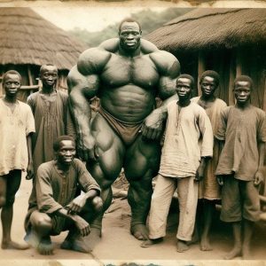 BREAKING NEWS: The real Hulk. Photographed in Africa in the year 1944.