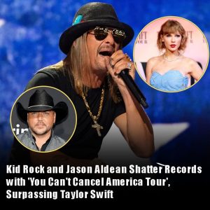 Taylor Swift is surpassed by Kid Rock and Jason Aldea¿ in their smash hit “You Can not Cancel America Tomorrow.”