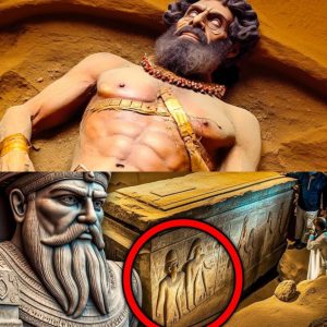 HOT NEWS: Giant Gilgamesh Was Found Intact In His Tomb After The Euphrates River Dried Up.