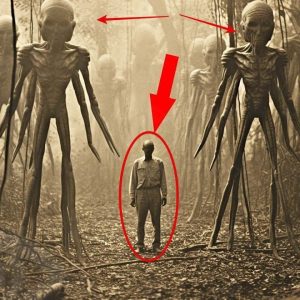 BREAKING NEWS: Forest Encounter: Three-Meter-Tall Gray Alien Emerges, Sending Man Fleeing in Terror.