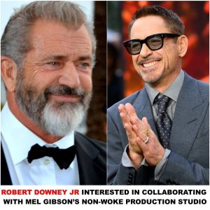 Breaking: Robert Downey Jr. Interested in Collaborating with Mel Gibson’s Non-Woke Production Studio